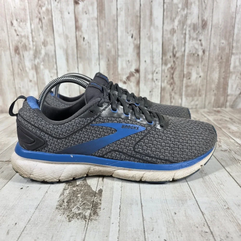 Brooks Revel 6 Mens Running Shoes Black Grey Blue Size 9 Medium D